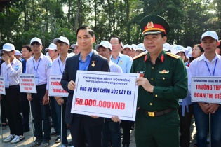 Trồng hơn 2.000 cây Thông Mã Vĩ tại Khu di tích Đá Chông - K9, Hà Nội