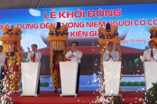 Kiên Giang xây dựng đền tưởng niệm Người có công