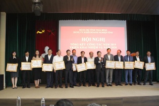 Đảng ủy Khối doanh nghiệp tỉnh Thái Bình khen thưởng 27 tổ chức đảng