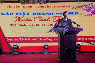 Tỉnh Thái Bình gặp mặt chúc Tết doanh nghiệp, doanh nhân trên địa bàn