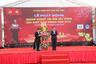 Thái Bình: Đẩy mạnh sản xuất, kinh doanh ngay từ những ngày đầu Xuân
