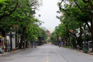 Phố cổ Hà Nội những ngày cách ly toàn xã hội