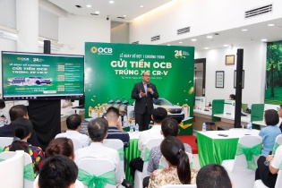 OCB công bố kết quả quay số đợt 1 chương trình "gửi tiền OCB, trúng xe CR-V"