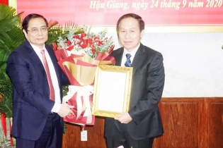  Chuẩn y chức danh Bí thư Tỉnh ủy Hậu Giang