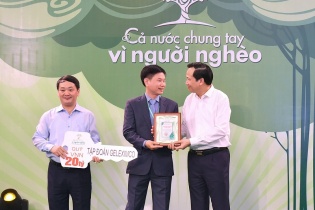 Tập đoàn Geleximco ủng hộ 20 tỷ đồngcùng chung tay vì người nghèo