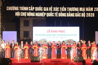 Gần 400 gian hàng tham gia Hội chợ nông nghiệp quốc tế đồng bằng Bắc bộ 2020
