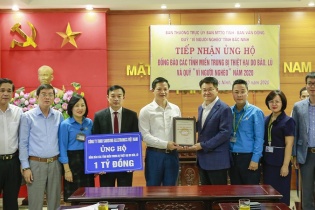 Samsung Việt Nam ủng hộ 5 tỷ đồng cho các tỉnh bão lũ miền Trung