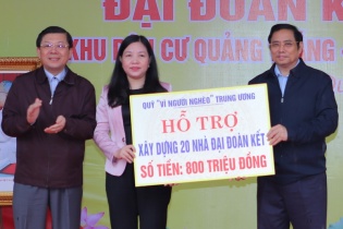 Trưởng Ban Tổ chức Trung ương dự Ngày hội Đại đoàn kết toàn dân tộc tại Thanh Hóa