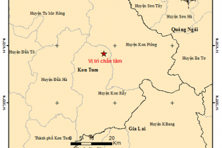Liên tiếp xảy ra động đất tại Kon Tum