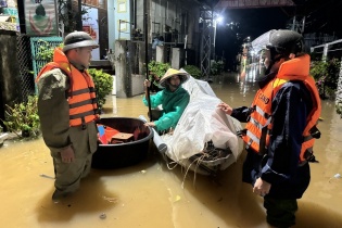 Nước sông Vu Gia - Thu Bồn lên nhanh, Đà Nẵng yêu cầu tập trung ứng phó