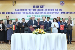 Đà Nẵng và Chemnitz (Đức) thiết lập quan hệ hữu nghị, hợp tác