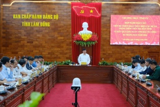 Lâm Đồng đẩy nhanh giải ngân đầu tư công, tiến độ các dự án trọng điểm