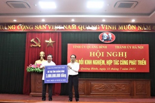 Hà Nội - Quảng Bình tăng cường xúc tiến thương mại đầu tư, du lịch