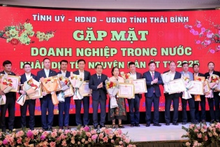 Doanh nghiệp Thái Bình ủng hộ gần 35.000 suất quà tặng người nghèo dịp Tết Ất tỵ 2025