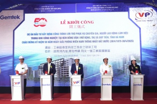 Hà Nam: Khởi công dự án nhà ở xã hội 18,4 triệu USD tại KCN Đồng Văn I mở rộng