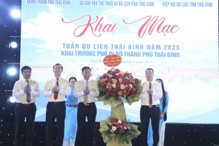Phố đi bộ TP. Thái Bình: Không gian mới cho du lịch và văn hóa