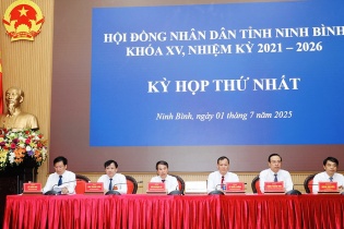 Ninh Bình tổ chức Kỳ họp HĐND tỉnh đầu tiên sau sáp nhập