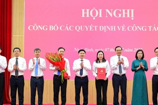 Ninh Bình kiện toàn tổ chức 4 Đảng bộ trực thuộc Tỉnh ủy