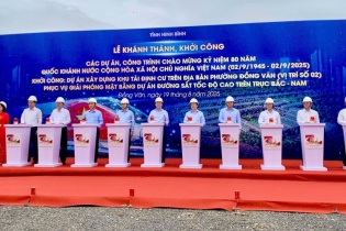 Ninh Bình khởi công khu tái định cư đầu tiên phục vụ Dự án đường sắt tốc độ cao Bắc - Nam