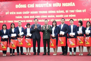 Hưng Yên: Động viên tinh thần người lao động nhân dịp Tết Nguyên đán Bính Ngọ 2026
