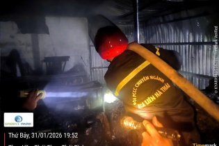 KCN Liên Hà Thái tích cực tham gia chữa cháy góp phần bảo đảm an toàn cho người dân 