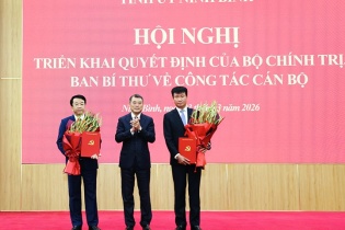 Ninh Bình kiện toàn nhân sự chủ chốt Tỉnh ủy nhiệm kỳ 2025–2030