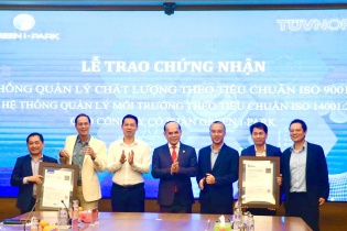 Green i-Park nhận hai chứng nhận ISO quốc tế, khẳng định bước tiến trong quản trị và phát triển bền vững