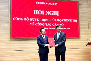 Bộ Chính trị chuẩn y đồng chí Phạm Quang Ngọc giữ chức Bí thư Tỉnh ủy Hưng Yên