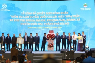 Hà Nội: Công bố điểm du lịch di tích Quốc gia đặc biệt Chùa Thầy