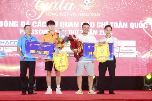 Sôi động Vòng chung kết Giải bóng đá Press Cup 2023