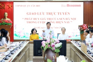 Gia tăng giá trị kinh tế cho sen Tây Hồ
