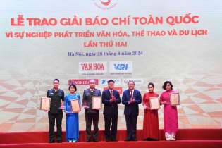 94 tác phẩm đoạt Giải báo chí toàn quốc ngành Văn hoá lần thứ 2
