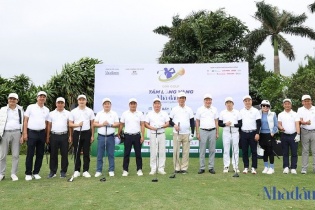 Giải golf từ thiện “Tấm lòng vàng Nhà đầu tư” quy tụ 144 golfer tham gia thi đấu