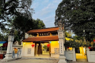 Hà Nội công nhận điểm du lịch di tích quốc gia đặc biệt đền Hát Môn