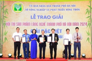 61 tác phẩm được vinh danh tại Hội thi Làng nghề Hà Nội 2024