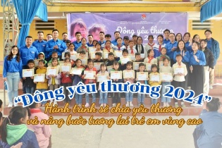 “Đông yêu thương 2024”: Hành trình sẻ chia yêu thương, nâng bước tương lai trẻ em vùng cao