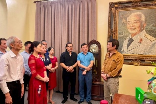 Viện Doanh trí tổ chức lễ tưởng niệm, tri ân Đại tướng Võ Nguyên Giáp