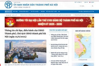 Hà Nội: 126 trang thông tin cấp xã mới được kích hoạt phục vụ chính quyền hai cấp