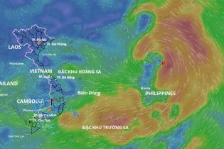 Bão Wipha tiến vào Biển Đông, Hà Nội và Bắc Bộ chuẩn bị đối phó mưa lớn 
