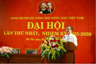 Đồng chí Lương Quốc Đoàn được chỉ định làm Bí thư Đảng ủy Trung ương Hội Nông dân Việt Nam