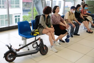 Hà Nội Metro làm rõ thông tin cấm mang xe đạp gấp pin Lithium lên tàu Hà Nội Metro làm rõ thông tin cấm mang xe đạp gấp pin Lithium lên tàu