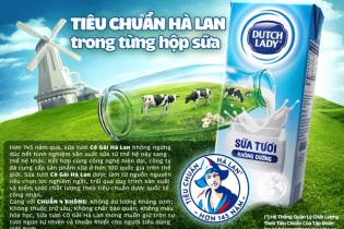 Chọn tiêu chuẩn Hà Lan trong từng giọt sữa tươi cho con yêu