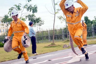 “Trái đất xanh” đề cập đến công tác nâng cao an toàn môi trường và phòng chống cháy nổ tại PV GAS