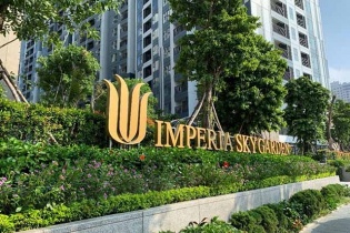 Imperia Sky Garden trước thời điểm chuẩn bị chào đón cư dân