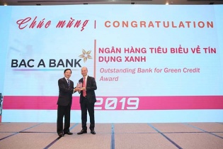 BAC A BANK được vinh danh "Ngân hàng tiêu biểu về tín dụng xanh"