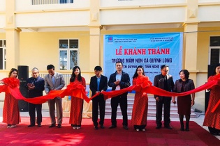 PV GAS tài trợ xây dựng 2 trường mầm non tại Nghệ An và Hà Tĩnh