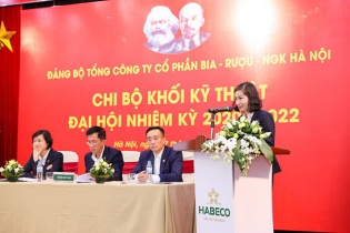 Tổng công ty cổ phần Bia - Rượu - Nước giải khát Hà Nội tổ chức Đại hội Đảng các cấp 