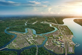 Ứng dụng năng lượng mặt trời, Aqua City từng bước kiến tạo đô thị sinh thái bền vững