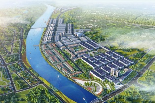 Đô thị soi bóng bên dòng sông Cổ Cò
