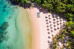 Nha Trang Fun Insland với các góc check-in đẹp như Maldives